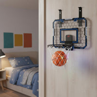 LED Basketball Hoop Score Counting Scoreboard Basketball Hoop Easy Installation for Outdoor