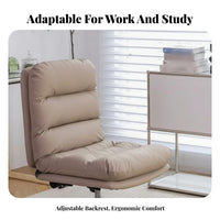 360-Degree rotate Reclining Task Chair with Footrest Height Adjustable Office Furniture Ergonomic Design assist for Students, distant Workers, enthusiasts, Study, Bedroom, Gaming Room