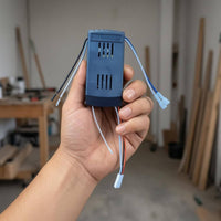 220V Ceiling Fan Controller Set Vent Slots Ceiling Fan Controller Control Kit White Wired Receiver Module Slim