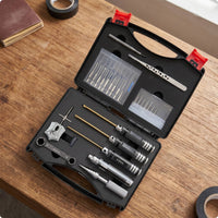 Fishing Reel Maintenance Kit Hard-Cased Fishing Reel Tool Kit Knurled Tools for Tackle Box