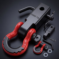 Tow Arm Assembly with Shackle Molded Trailer Hitch Coupler for Drivers