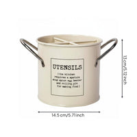 Cutlery Bucket Easy to Clean Divided Utensil Holder Dishwasher Fork Spoon Holder