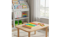 Hands-On Learning Wooden Fraction Strips Color Recognition Colored Counting Sticks Montessori Math Game for Preschoolers, Kindergarteners, Toddlers, Classroom, Homeschool, Playroom