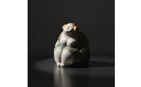 Ceramic Figurine Hand-Painted Girl Figurine Artistic Girl Figure for Home Stylists, Art Collectors, Shelf, Living Room, Entryway