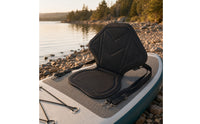 Padded Kayak Seat Adjustable Backrest Textured Cushion for Kayakers, Paddlers
