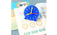 Develops Early Math Skills 3-Hand Learning Clock Easy to Read Student Teaching Clock Sturdy Analog Time Learning Tool Color-Coded for Homeschooling