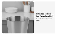 French Fry Serving Bucket Multipurpose Stainless Steel French Fry Container Mini Metal Cooling Pail for Restaurant Owners, Bar, BBQ