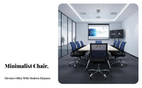 Ergonomic Design Mesh spine rotate Chair Adjustable Height Office Furniture effortless Rolling Lumbar Support for Employees, Remote Workers, Students, Conference Room, Reception Area