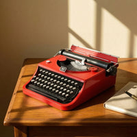 Iron Typewriter Model Compact Vintage Typewriter Decor Decorative for Bookshelf