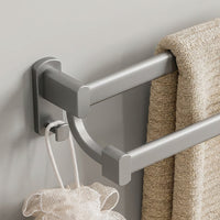 Towel Rails for Bathroom and Kitchen Use, Wall Mounted Made of Space Aluminum, No-Drill Hand and Bath Holder