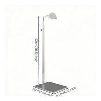 Adjustable-Height Handbag Display Stand Freestanding Purse Display Stand Metal Handbag Holder Countertop for Boutiques, Photographers, Retail Stores, Closets, Live Broadcasting