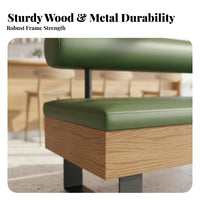 Modular Combination Upholstered Banquette and Chair Set Modern Design Cafe Furniture Restaurant Seating for Bar Owners, Interior Designers, Coffee Shop, Lounge Area