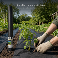 Agricultural Weed Barrier Fabric, Breathable Permeable Non-Woven Ground Cover for Greenhouses & Orchards