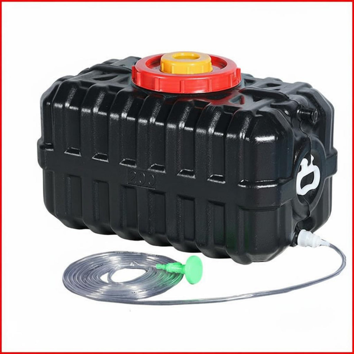 Heat Absorbing Portable Solar Shower Large Capacity Solar Shower Container Double Layer Outdoor Water Storage Barrel for Campers, Backyard, Garden
