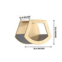 Cat Climbing Frame with House and Scratching Pad, Solid Wood Activity Centre and Playground, Wall Mounted Perch for Indoor Cats, 20kg Load