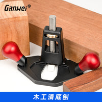 Woodworking Plane with Ebony Wood Body, 173mm