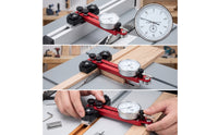 Table Saw Jig with Dial Indicator Table Saw Alignment Jig Extremely-High Precision for Woodworkers, Carpenters, Workshops