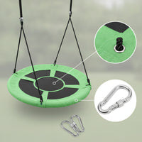 Oxford Cloth Tree Swing Padded Round Tree Swing Outdoor Reinforced for Children, Backyard, Garden