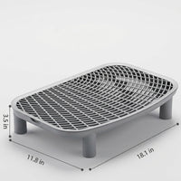 Cat Litter Mat with Double Layer Sifting, Cat Toilet Control Sand Tray, Four Seasons Universal Indoor Use Litter Control Mat 142