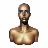 Mannequin Head Bust Hairpiece Mannequin Head Stable Necklace Display Bust for Hair Salon
