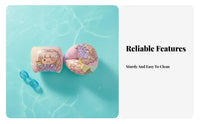 Double Design Water Wings Retro Design Swim Water Wings Thickened Material for Children, Beginner Swimmers, Beach, Lake