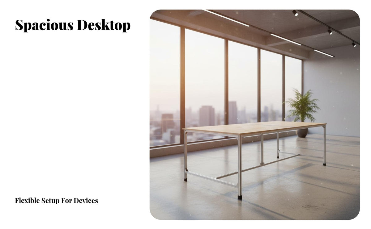 Rectangular collaborativenference Table Modern Design Trestle Base Meeting Table Minimalist aesthetic Office Furniture for Interior Designers, Boardroom, Dining Room