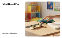 6 Pieces Alloy Trucks Maple Wood Fingerboard Includes Assembly Tool Wooden Finger Skateboard for Children, Skateboarders, Desktop, Desk