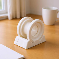 Tear-off Tape Base Built-in Buckle Office Supply White Desk Accessory