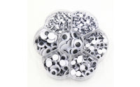 700 Pieces Round Craft Eyes with Storage Box Easy to Use Plastic Safety Eyes BPAsafe for Hobbyists, Crochet Projects