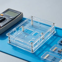 Component Testing Device Semiconductor Tester Case Easy Assembly Clear Shielded Shell for Component Testing Device Clear Acrylic Enclosure