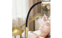 Facial Steamer with Magnifying Lamp Professional Standing Facial Steamer Beauty Equipment 2 in 1 Adjustable Height