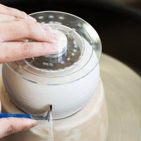 Pottery Divider with Guide Lines Translucent Ceramic Trimming Aid Transparent