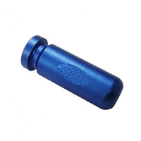 Anodized Metal Frenzel Practice Tool Knurled Grip Freediving Ear Practice Tool Cylindrical Body Ear Equalization Tool Flanged End for Freedivers, Divers