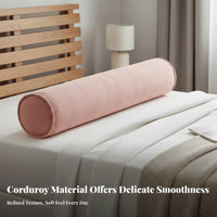 Cylindrical Hugging Pillow Removable and Cleanable Cover Long Lateral Sleeper Pillow Bed Spine Rest Support Pillow Breathable