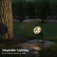 Waterproof Outdoor Tree Uplight Multi-Color RGB LED Landscape Illuminator Weather Resistant for Yard, Patio, Pathway