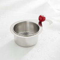 Easy to Clean Hanging Sink Strainer Basket Space Saving Swan Sink Drainer Rapid Draining