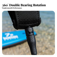 Stand-up Paddleboard Leg Rope All-Direction Turn Upright Paddleboard Leash Wave-Riding Board Leash Comfortable Padded Cuff
