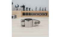 Sliding Tube Clamp Polished Marine Tube Clamp with Liner Hardware Rustproof Heavy Duty for Boat Owners