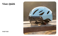 Cycling Helmet with Attractive Visor S Breathable Attractive Cycling Helmet Safety Gear Lightweight Adjustable Fit for Commuting