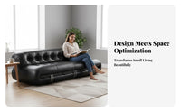 Hippo-Shaped Sofa creatureinfluenced Modern 2-Person Loveseat Statement Piece Small Couch for pairs, Young Adults, Lounge Area, Leisure Areas, Bedroom
