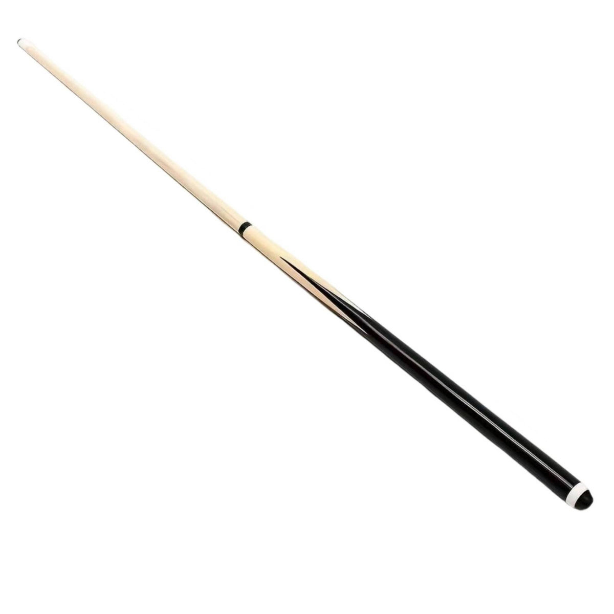 Tapered Two-Piece Billiard Cue Traditional Pool Cue with Screw Joint Sturdy Sporting Goods Portable for Beginners
