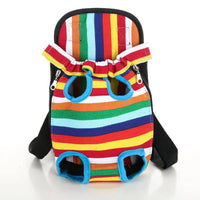 Feline Backpack Carrier Lightweight Pet Chest Bag Mesh Design for Outdoor