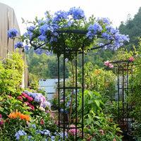 Garden Trellis for Outdoor Plants, Umbrella Garden Obelisk for Potted Plants, 210cm Tall Plant Supports for Climbing Vines, Garden Decoration