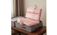 6 Pieces Foldable Compression Packing Cube Set Portable Hanging Packing Organizer