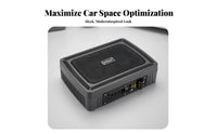 slimline Design 10unit Under-Seat Active Subwoofer Built-in amplifierlifier Powered Under-Seat Subwoofer Slim outline Bass Smaximumer long-lasting Construction for DIYers, pickup, SUV