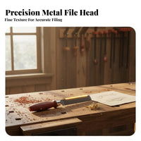 Long-Lasting High-Carbon Steel Guitar Fret File Ergonomic Grip Guitar Nut File Cuts Quickly and Smoothly for DIY Hobbyists, Fretwork
