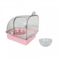 Easy to Clean No-Mess Bird Feeder Multi-Functional Hanging Bird Food Bowl for Small Birds