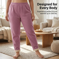 Fleece Lined Tights for Women with High Waisted Thermal Insulation, Opaque for Winter Cold Weather, Soft Warm Leggings