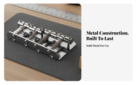4-String Bass Bridge Easy to Install 4 String Bass Bridge Musical Instrument Accessory Shiny Finish Rustproof for Luthiers