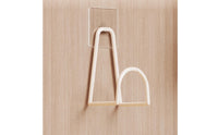 2 Pieces No-Drill Wall-Mounted Racket Holder Sturdy Racket Wall Mount Sturdy Sports Gear Hanger Safeguarding for Tennis Players, Garage, Bedroom
